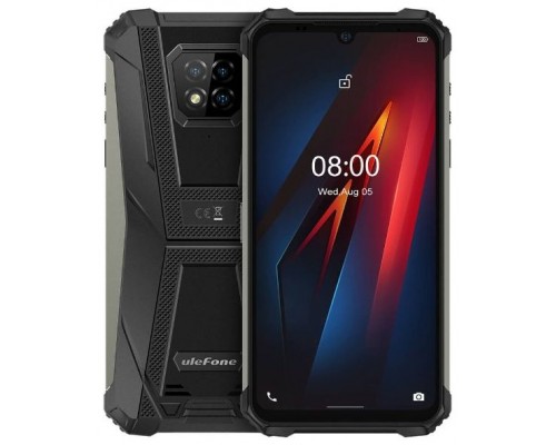 Ulefone Armor 8 15,5 cm (6.1") 4 GB 64 GB SIM doble 4G USB Tipo C Negro Android 10.0 5580 mAh